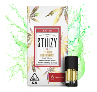 STIIIZY - STIIIZY - 1g Live Resin Liquid Diamonds Pod - Green Crack