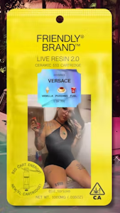 FRIENDLY BRAND - Friendly Brand - Versace - Live Resin - Vape Cart - 1g