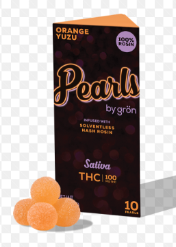 Gron | Edible | Live Rosin | Orange Yuzu | 10-piece | 10mg