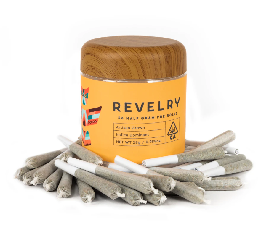 REVELRY - Revelry 56pk Prerolls 28g Sequoia Kush Main Image