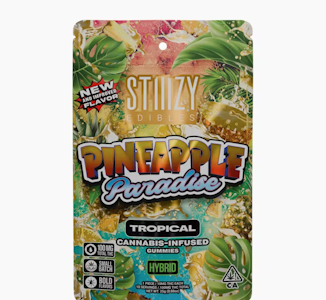 STIIIZY - STIIIZY 100mg Pineapple Paradise Tropical Gummies 10ct