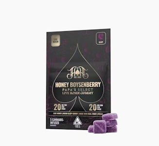 HEAVY HITTERS - Heavy Hitters 1:1 CBN Sleep Honey Boysenberry Rosin Gummies