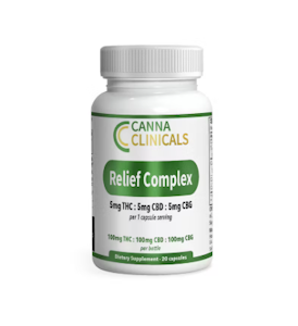 Canna Clinicals - Canna Clinicals | Concentrate | Capsules - Relief | 100mg