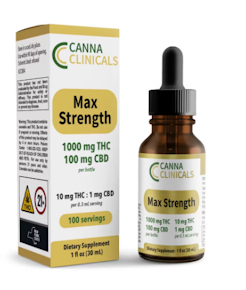 Canna Clinicals | Tincture - Max Strength | 100mg