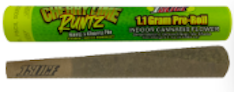 1Slice - 1Slice - Cherry Lime Runtz - 14.80% THC - 1.1g - Pre-Roll