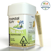 Coastal Sun Infused Pre-rolls 10pk 3.5g - Applescotti. 25%