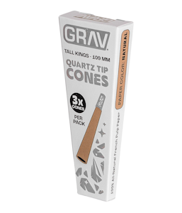 GRAV - GRAV Quartz Tip Pre-Rolled Cones | Natural