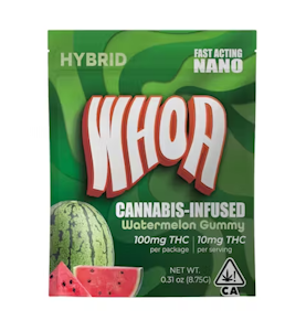 WHOA - Whoa - Edibles - Watermelon Gummy - 5 pack - 100MG
