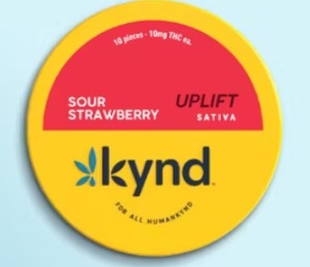 Kynd - Uplift Sour Strawberry Gummies - 100mg - SIN