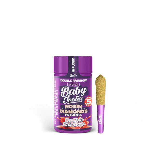Jeeter - Baby Jeeter - 5pk Infused Prerolls - Double Rainbow Main Image