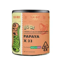 Greenline - [GREENLINE] FLOWER - 7G - PAPAYA X 33 (I/H) Main Image