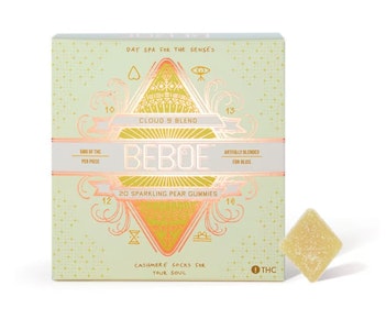 BEBOE - Cloud 9 Sparkling Pear 1:1 THC:CBG 20pk Gummies - 100mg