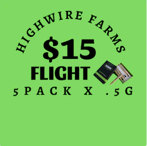 Highwire Flight Budtenders Choice Prerolls 2.5g 