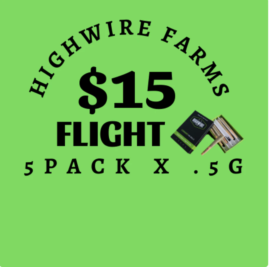 Highwire Farms, LLC. - Highwire Flight Budtenders Choice Prerolls 2.5g Main Image