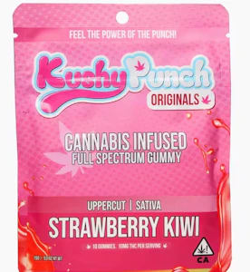 KUSHY PUNCH - Kushy Punch - Edibles - Strawberry Kiwi - Uppercut - 100mg