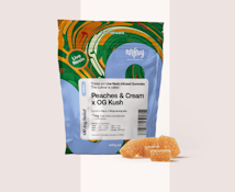 PEACHES & CREAM x 02 OG KUSH - MFNY LIVE RESIN GUMMIES - 100mg