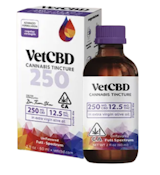 VetCBD Tincture 2 oz - 250mg : 12.5mg CBD/THC