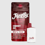 Cherry AK -Hybrid- 90.00% THC | 1.5g All-In-One AIO (Vaporizer) | Jaunty -I3 Middle