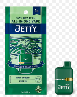 Jetty Extracts - Jetty Extracts - Live Resin - Hash Burger - Mini Tank - RTU - 1G Main Image