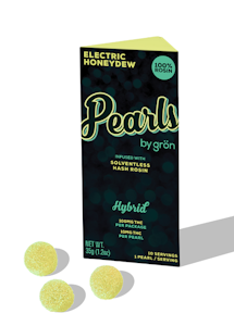 GRON - Electric Honeydew | Hash Rosin | Gummies | 10pk/100mg (Pearls by Gron)