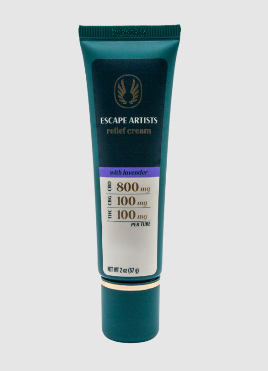 [REC] Escape Artists | Lavender | 8:1:1 2.0oz Relief Cream Tube