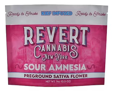 Revert - Revert - Sour Amnesia - Kief Infused Ground Flower - 14g