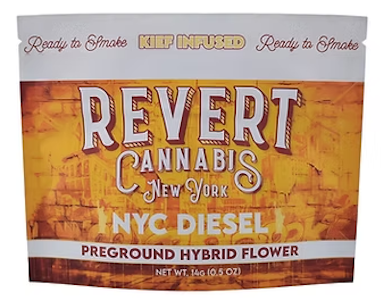Revert - Revert - NYC Diesel - Kief Infused Ground Flower - 14g