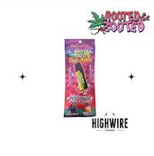 Rooted & Zooted Cart Hash Rosin LA Kush Cake / GMO 1g