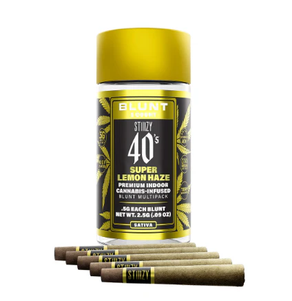 STIIIZY - Stiiizy - 5pk Infused Blunt Pack - Super Lemon Haze Main Image