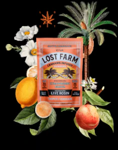 LOST FARM - Lost Farm | Edible | Live Rosin Gummies - Tropical Lemonade x Ztrawberry Guava | 100mg,10