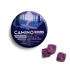 Kiva Confections - Kiva | Camino Gummies (10ct) | Sour Blackberry Dream 1:1:1 THC:CBD:CBN |100mg