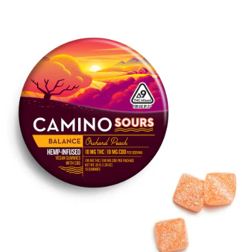 Camino - Camino Sours | Edible | Gummies - Orchard Peach | 100mg Main Image