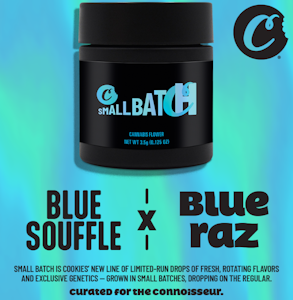 Cookies Small Batch - [REC] Cookies Small Batch | Blue Souffle x Blue Raz | 3.5g Flower