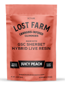 Edibles | Lost Farms | Live Resin | GSC Sherbet x Juicy Peach | 100mg
