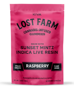 Lost Farms - [REC] Lost Farms | Raspberry Sunset Mintz | live Resin 100mg Gummies
