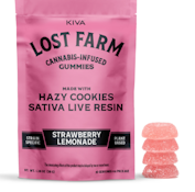 [REC] Lost Farms | Strawberry Lemonade | Live Resin 100mg Gummies