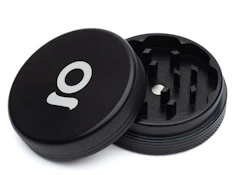 OnGrok 2 Piece Aluminum Grinder (Black) - OnGrok