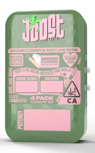 Joost - Joost - Blueberry Cherry x Sour Peach - Infused Preroll Pack - 4 pk - 2G