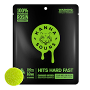 Kanha NANO - 100mg Solventless Rosin Gummies - Sour Melon Rush