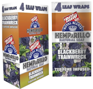 ROYAL BLUNTS: Blackberry Trainwreck Terpene Infused Natural Leaf Wraps - 4pk