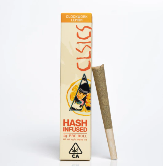 CLSICS - CLSICS | Clockwork Lemon | Hash Infused Pre-Roll | [1g] | Sativa Main Image