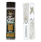 [Claybourne Co.] Frosted Infused Preroll 2 pack - 1g - King Louis OG (I)