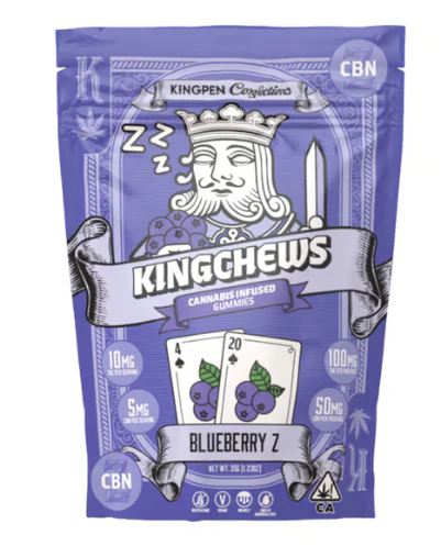 Kingroll - [Kingroll] THC/CBN Gummies - 100mg - Blueberry Z (I) Main Image