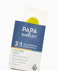 PAPA & BARKLEY - [Papa & Barkley] Patch - 30mg - Releaf 3:1 (CBD:THC)