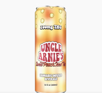Uncle Arnies - Uncle Arnies 100mg Sweet Peach Iced Tea Beverage