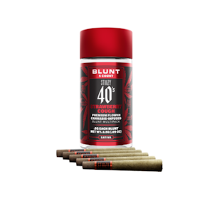 STIIIZY - STIIIZY | STRAWBERRY COUGH BLUNT - 5PK INFUSED | PREROLL | 2.5G