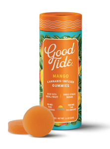 GOOD TIMES - Mellow | Mango | Single-Strain Rosin | Gummies | 10pk/100mg (Good Tide)