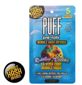 RAINBOW COOKIES X LA KUSH CAKE 5PK PREROLLS - PUFF BUBBLE HASH - 2.5g