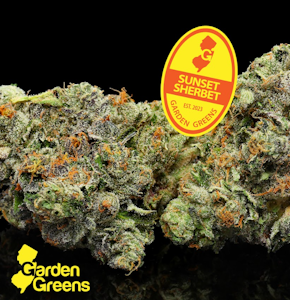 GARDEN GREENS - [REC] Garden Greens | Sunset Sherbert | 3.5g Flower