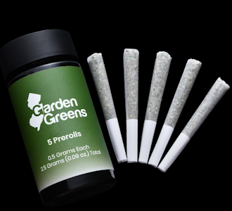 GARDEN GREENS - Garden Greens | Sherbanger | 2.5g/5pk Preroll